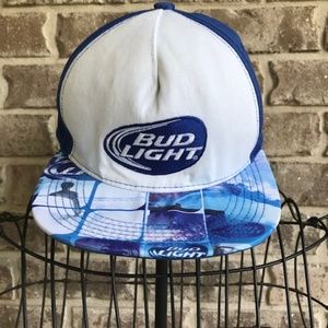 Bud Light Snapback Truckers Surfer Baseball Cap